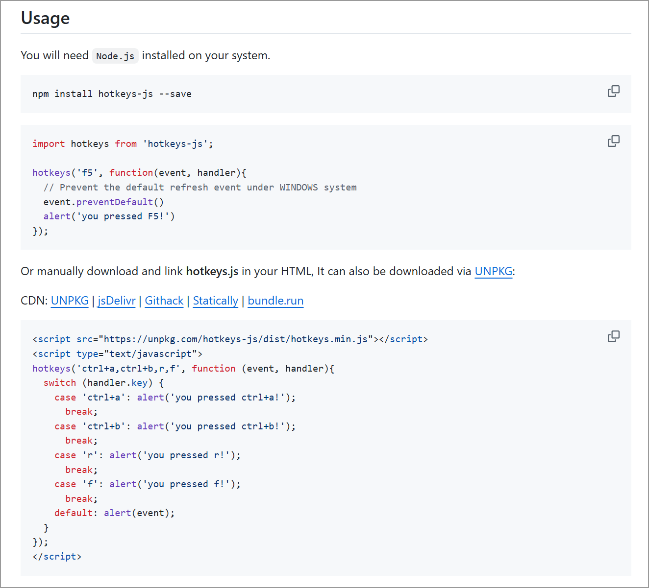 hotkeys-js